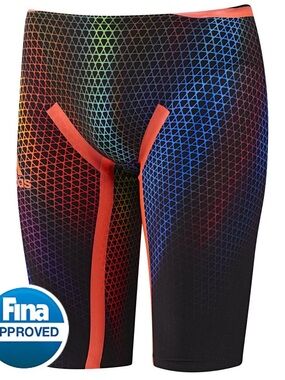 Adidas Jammer Elite High Waisted Tech Suit Swim Shorts Size 26 NEW NWT